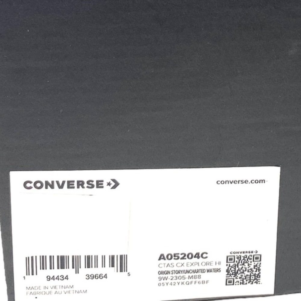 Converse Chuck Taylor CX Shoes Skate Men Size Casual Hi Gray Navy Canvas A05204C - Picture 10 of 10